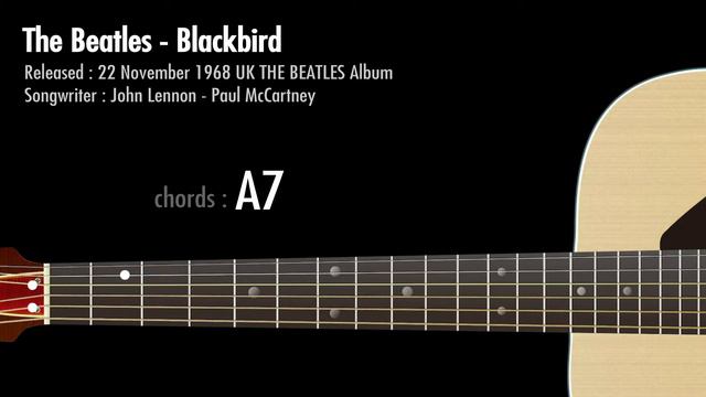 Blackbird - The Beatles / Guitar Chords смотреть онлайн