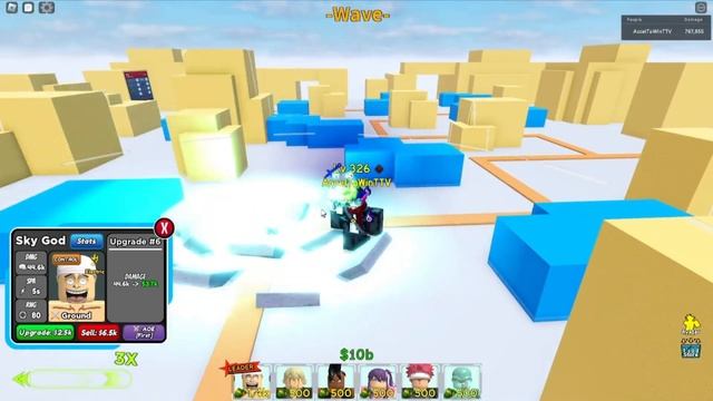 Sky God Showcase (Enel One Piece) All Star Tower Defense ASTD Roblox смотреть онлайн