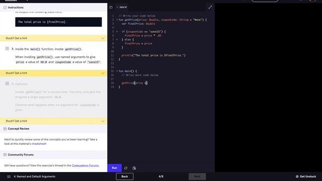 12. Functions - Learn Kotlin - Codecademy смотреть онлайн