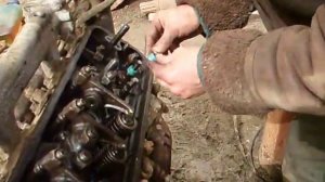 замена сальников клапанов и стаканов под форсунки ЯМЗ-7511