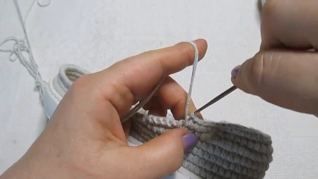 мокасины вязаные крючком на подошве смотреть онлайн