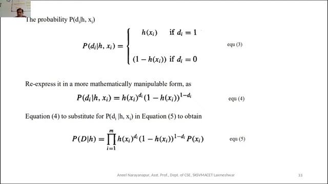MAXIMUM LIKELIHOOD HYPOTHESIS FOR PREDICTING PROBABILITIES смотреть онлайн