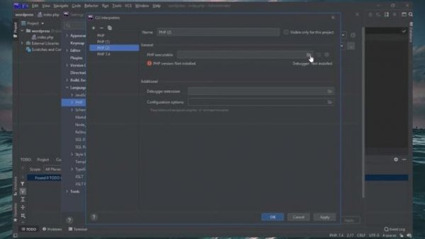How to configure PHP interpreter in PhpStorm 2020.3