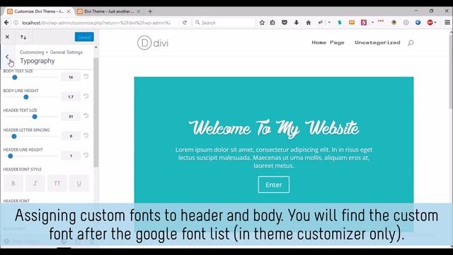 Use Any Font : Custom Fonts in Divi Theme смотреть онлайн