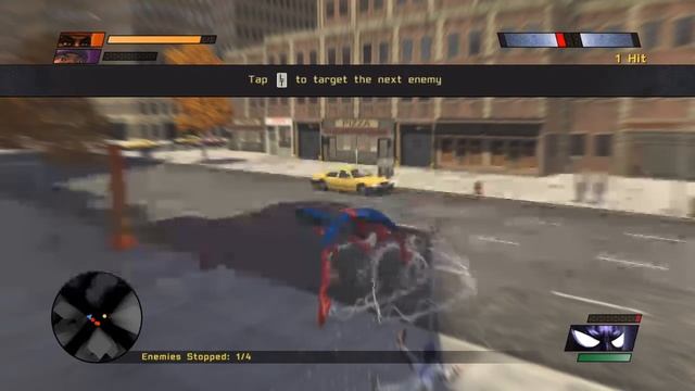 Spider-Man Web of Shadows Slo-mo: wall spin kick смотреть онлайн