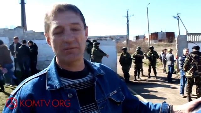 2014.03.03 - Военная часть в Перевальном. Коментарии жителей смотреть онлайн