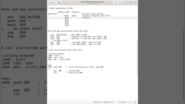 Push Pop Call Return смотреть онлайн