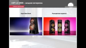 Преимущества аудиосистемы LG ON99 Часть1