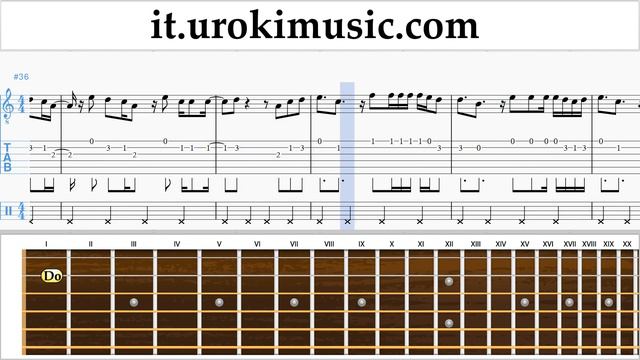 Corso di Chitarra Clean Bandit - Rockabye ft Sean Paul Anne-Marie Tablature Tab Parte#2 um-i276 смотреть онлайн