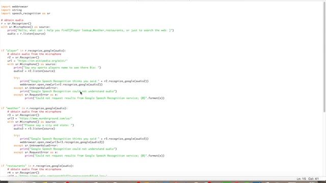 Speech Recognition with Python Tutorial смотреть онлайн