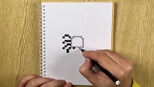 Как нарисовать паука — Рисунки на Хэллоуин | Маленькие лёгкие рисунки по клеточкам для срисовки