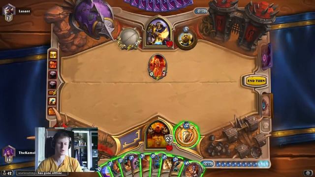 [Hearthstone Deck Tech] Control Warrior Vs. Murloc Paladin Game 1 смотреть онлайн