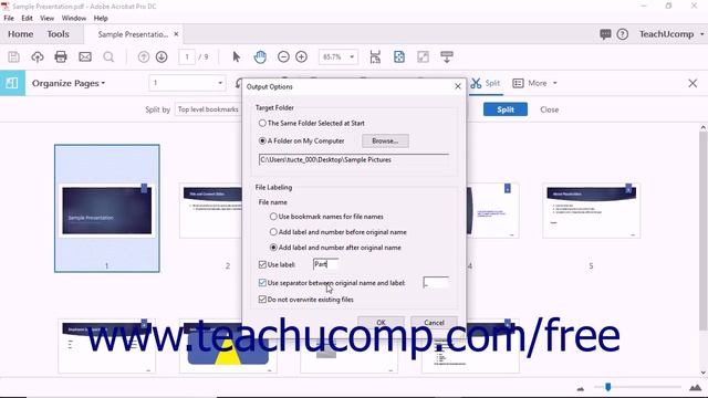 Acrobat Pro DC Splitting a PDF into Multiple Files - Adobe Acrobat Pro DC Training Tutorial Course смотреть онлайн