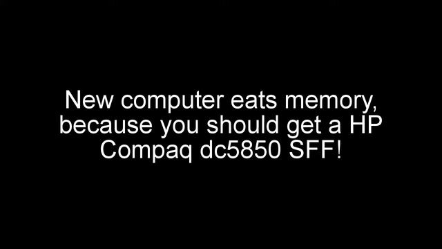 Make your computer faster - Get a HP Compaq dc5850 SFF! смотреть онлайн