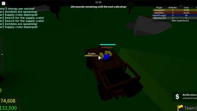 Roblox Zombie Survival Tycoon #4 смотреть онлайн