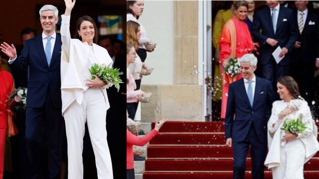 Princess Alexandra Of Luxembourg And Nicolas Bagory Civil Wedding Duchess Maria Teresa & Duke Henr смотреть онлайн