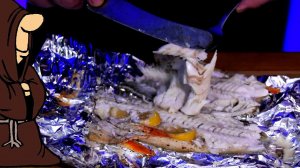 Окунь в Чешуе запеченный в Фольге в Духовке или как в моем случае в Аэрофритюрнице