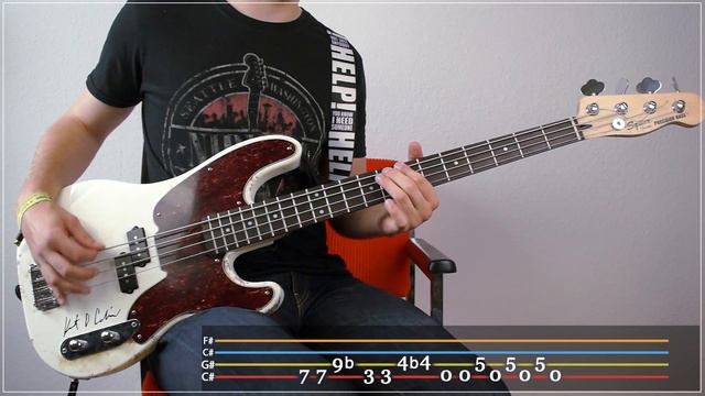 Nirvana - Heart Shaped Box | Drum + Bass Cover with Play Along Tabs смотреть онлайн