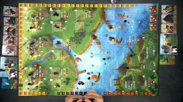 Настольная игра Викинги Северных морей Let's play на двоих смотреть онлайн