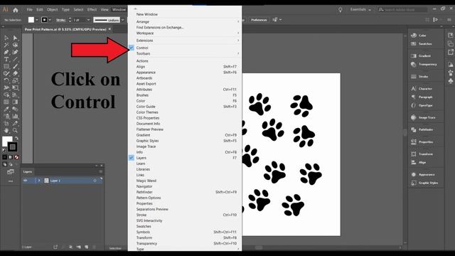 How to get the Illustrator Control Bar | Top Tool Bar | Missing Tool bar? смотреть онлайн
