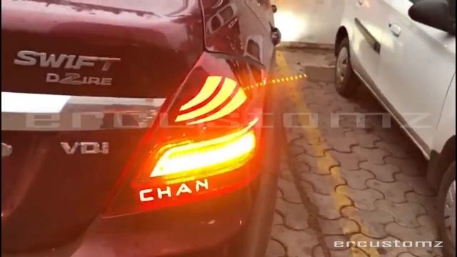 swift dzire audi style led tail light for buy +918956334555 смотреть онлайн