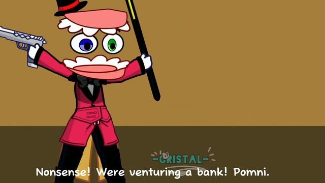 [Caine and Pomni robs a bank | TADC | Credits in desc] смотреть онлайн