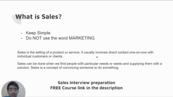Sales interview questions | Interview for sales | Clear Sales Interviews easily