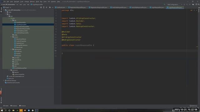 25. Login Response DTO class смотреть онлайн