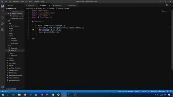 How to install and use flatpickr datetime picker