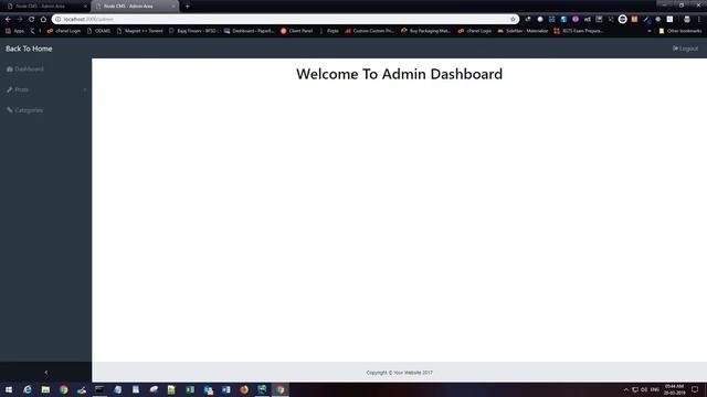 Nodejs CMS Tutorial For Beginners - Part 20 - Auth Guard For Admin Section смотреть онлайн