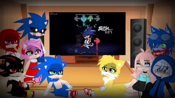 FNF And Sonic's Friends React Lost My MindAnd Breaking Point || Sonic.exe Mod || •TheRanitor•