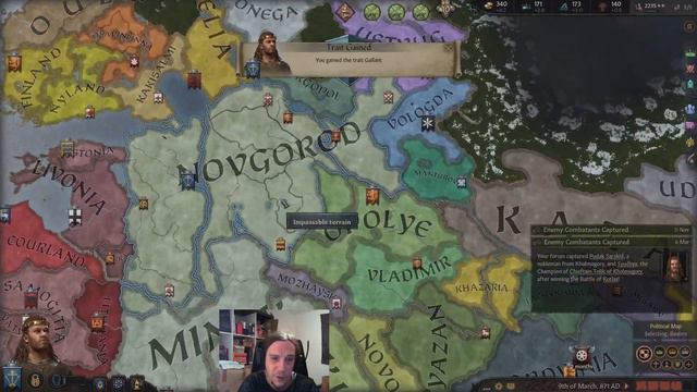 Russian Empire - Ep 02 Crusader Kings 3 Ironman Gameplay CK3 смотреть онлайн