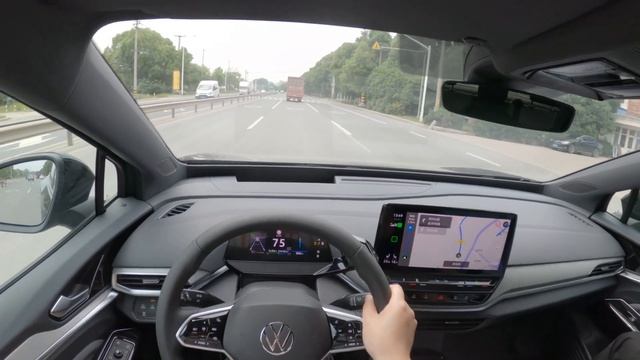 ALL NEW Volkswagen ID.4 CROZZ EV (2021) - POV Test Drive смотреть онлайн
