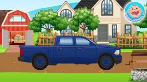 9.Раскраска - Мультик для детей - Пикап - Учим виды техники.mp