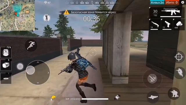 Free Fire. Бесплатная онлайн игра для сотовых телефонов. смотреть онлайн