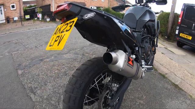 BLACKWIDOW EXHAUST КАК ЗВУЧИТ HA YAMAHA TENERE 700