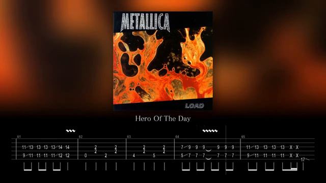 Metallica - Hero Of The Day (Guitar Backing Track With Tabs)