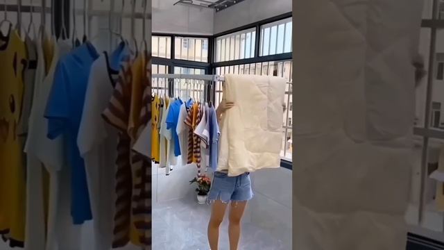 Идея для лоджии #лоджия #белье #вешалка #сушилка #балкон #ремонт #стирка смотреть онлайн