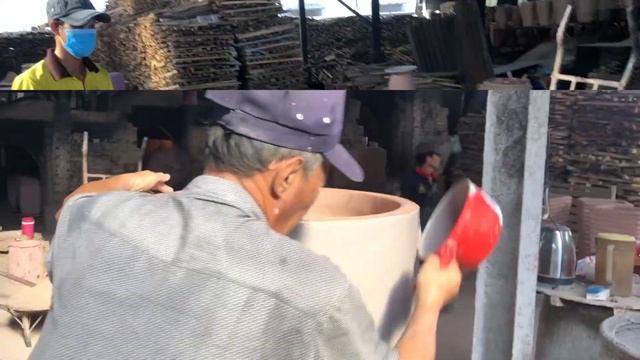 Vietnamese Glazed Pottery Making in Kien An Pottery Factory смотреть онлайн
