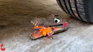 EXPERIMENT: WATER BALLS vs CAR - Crushing Crunchy & Soft Things by Car! | Woa Doodles