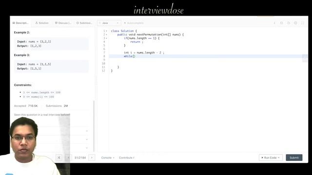 Next permutation - Leetcode 31 смотреть онлайн