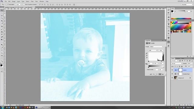 Using Gradient Map For Artistic Photo Effects, Photoshop Tutorial смотреть онлайн