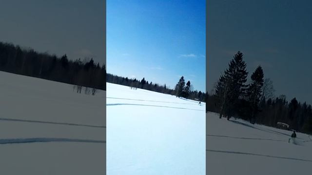 Мотобуксировщик МУЖИК в деле (мотособака,вездеход,в целое,по глубокому снегу.) смотреть онлайн