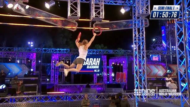 Sarah Blackmore's Semi-Finals run | Australian Ninja Warrior 2020 смотреть онлайн