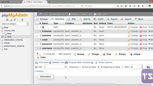 Phpmyadmin Part 3 - Lecture 73 (PHP Tutorial) смотреть онлайн