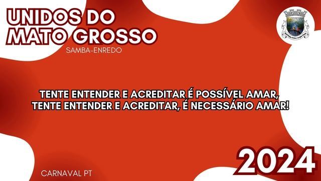 Unidos do Mato Grosso 2024- Samba-Enredo 2024 CPT смотреть онлайн