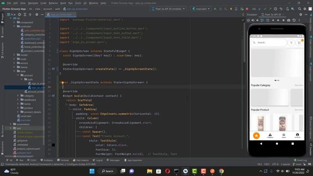Flutter E-commerce App With REST API - Part 18 - Form Validation, JWT Authentication Complete смотреть онлайн