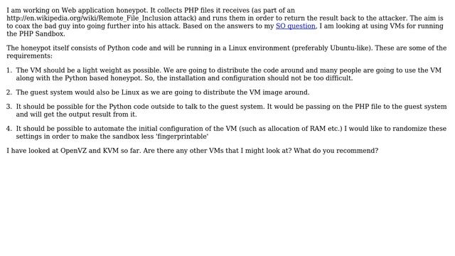 DevOps & SysAdmins: Need a VM for running a PHP Sandbox смотреть онлайн