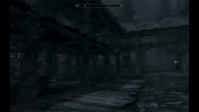 Прикольный баг в Skyrim - запрыгнул смотреть онлайн