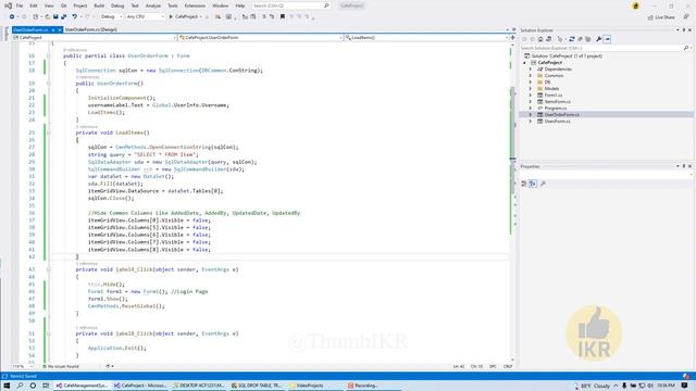 Cafe Management System || Source Code || Step by Step || C# Full Project смотреть онлайн